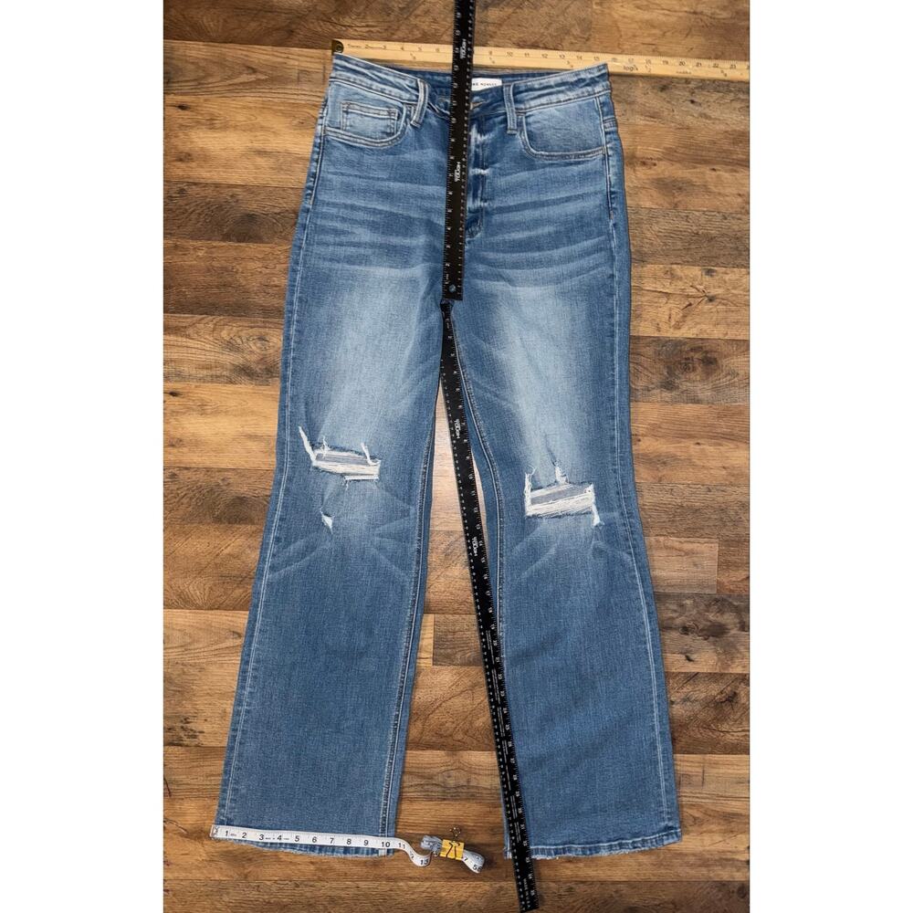 Fly monkey women’s distressed flare jeans - Picture 9 of 16